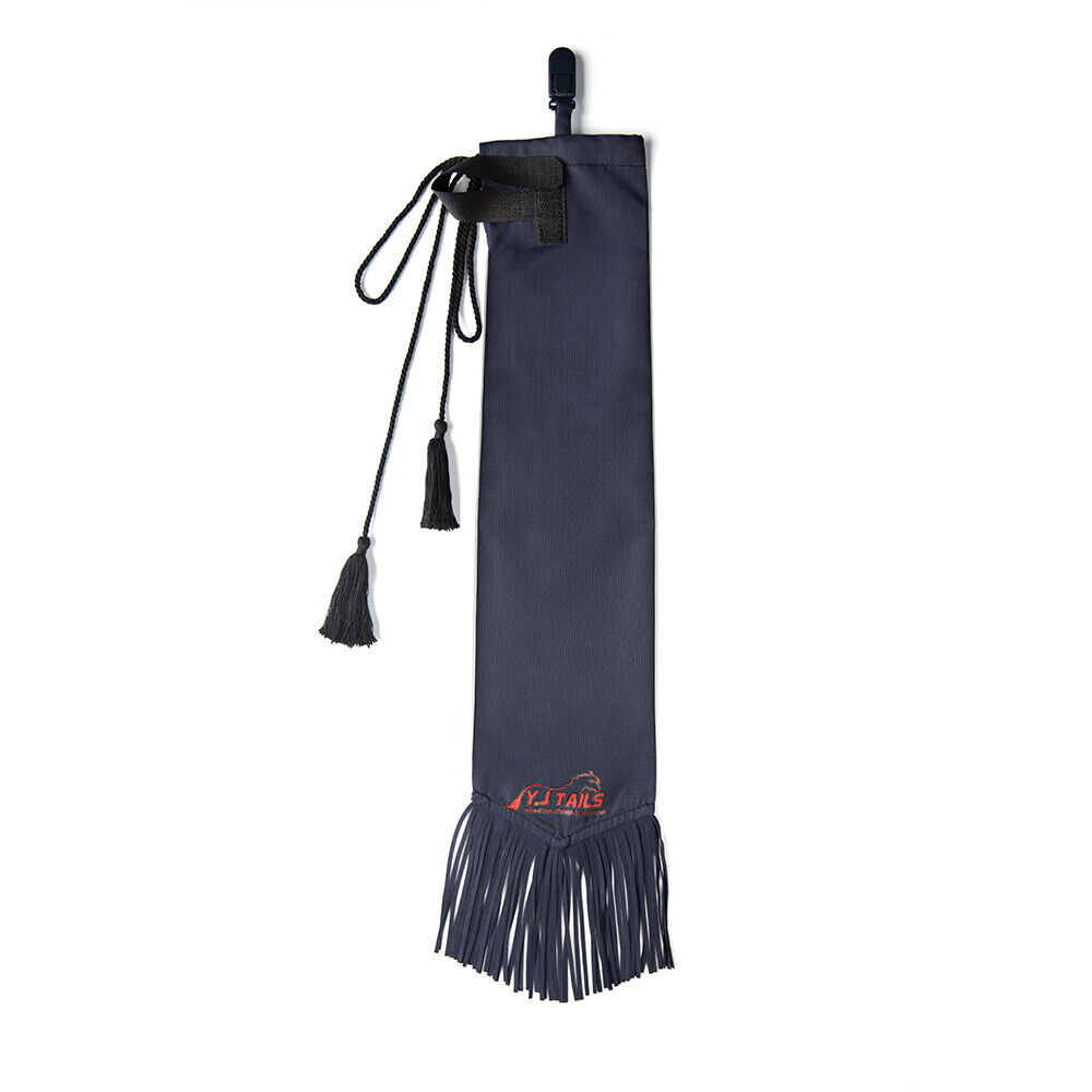 Y.j Tails Horse Tail Bag Fringe Tassels Handmade Tail Wrap Solid Black Navy Blue