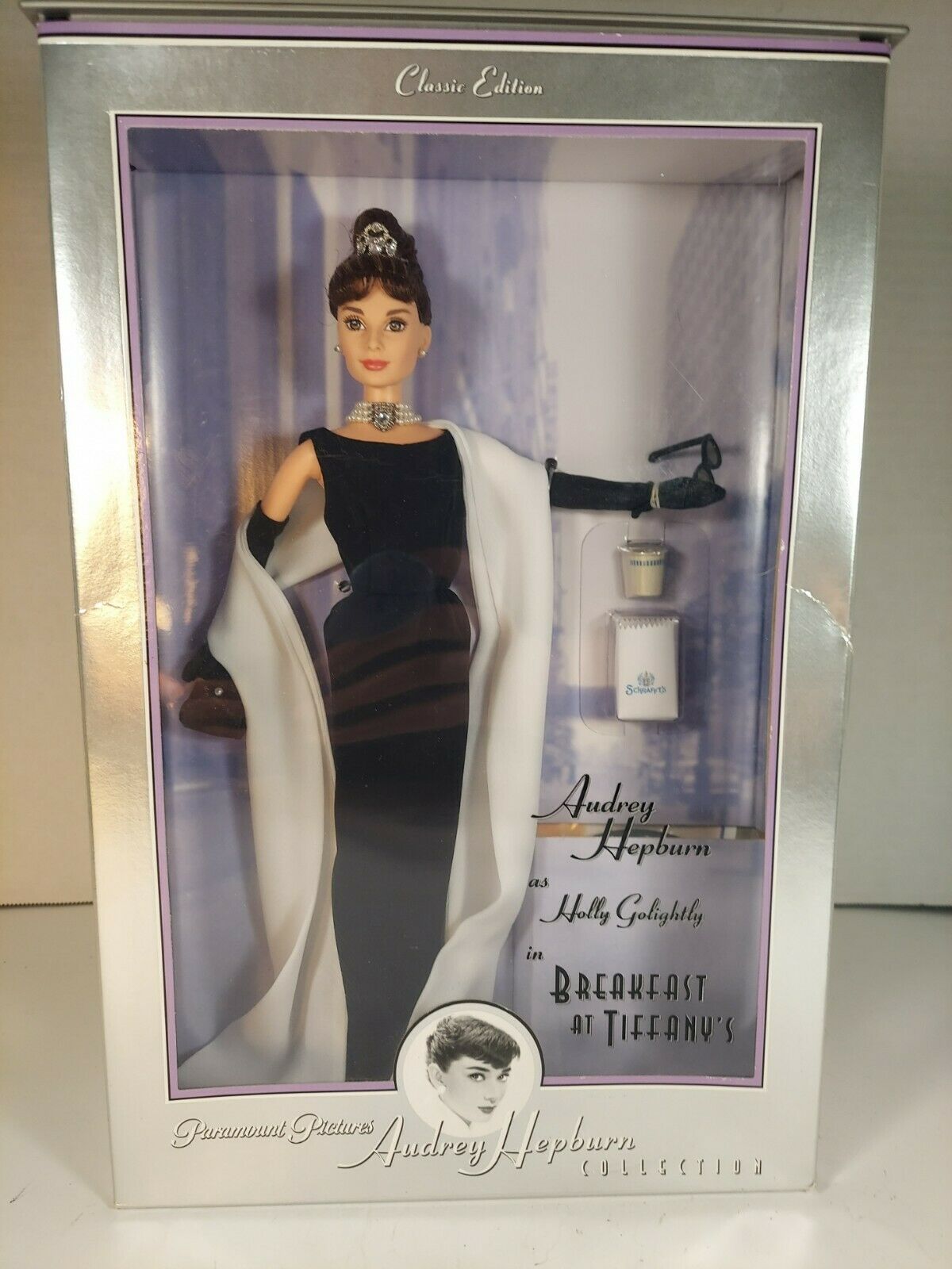 1998 Audrey Hepburn As Holly Golightly In Breakfast At Tiffany’s Barbie #20355