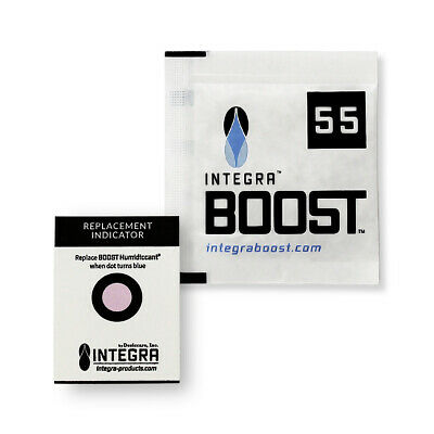 10 Pack Integra Boost Humidiccant Rh 55% 8 Gram Humidity 2 Way Control Humidor