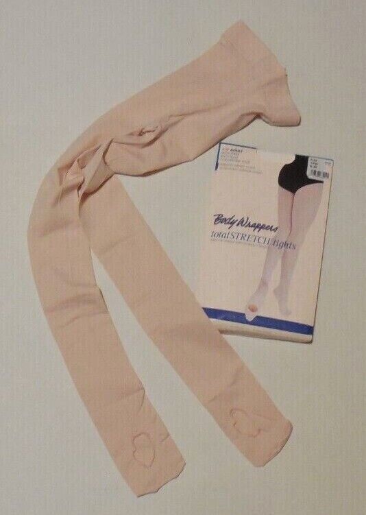 Body Wrappers A39 Microfiber  Backseam Convertible Foot Tights  Theatrical Pink