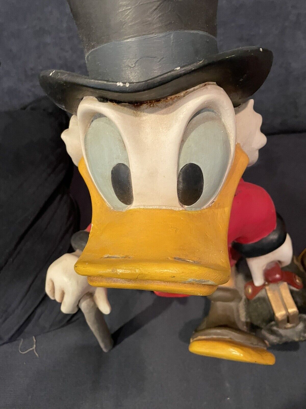 Vintage Ig Disney Statue Scrooge Mcduck Statue With A Cane
