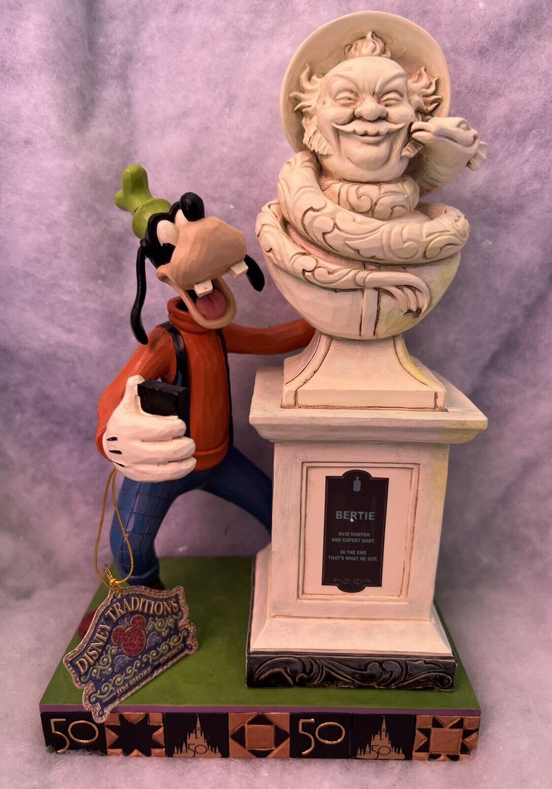 Walt Disney World 50th Anniversary Goofy Haunted Mansion Figurine Jim Shore New