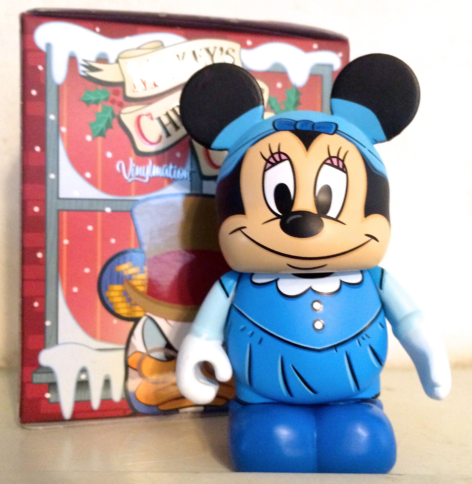 Disney Vinylmation 3" Mickey's Christmas Carol Emily Cratchit Minnie Mouse Toy