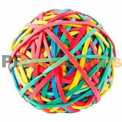 240 Ct Assorted Color Rubber Band Ball 5.3 Ounces For Office Home Desk New