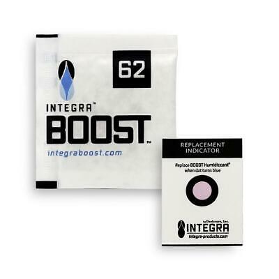 25 Pack Integra Boost Rh 62% 8 Gram Humidity 2 Way Control Humidor Pack