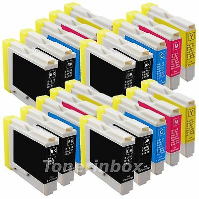 20 Pack Lc51 Lc-51 Ink For Brother Mfc-230c Mfc-240c Mfc-885c Mfc-465cn Mfc-5860