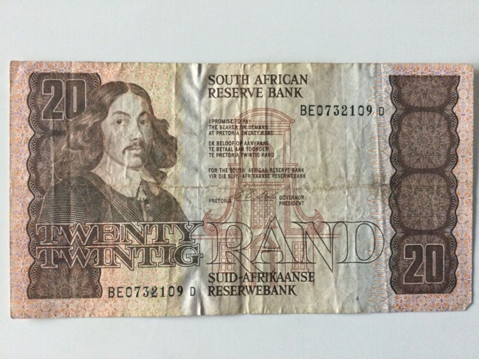 South African 20 Rand Banknote