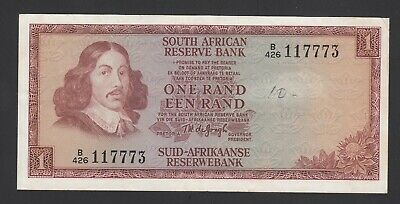 South Africa 1 Rand 1973-75  Vf-  P. 115,    Banknotes, Circulated