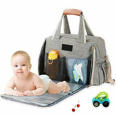 Baby Diaper Bag Large Stylish Tote Convertible Travel Baby Bag For Boys Girls