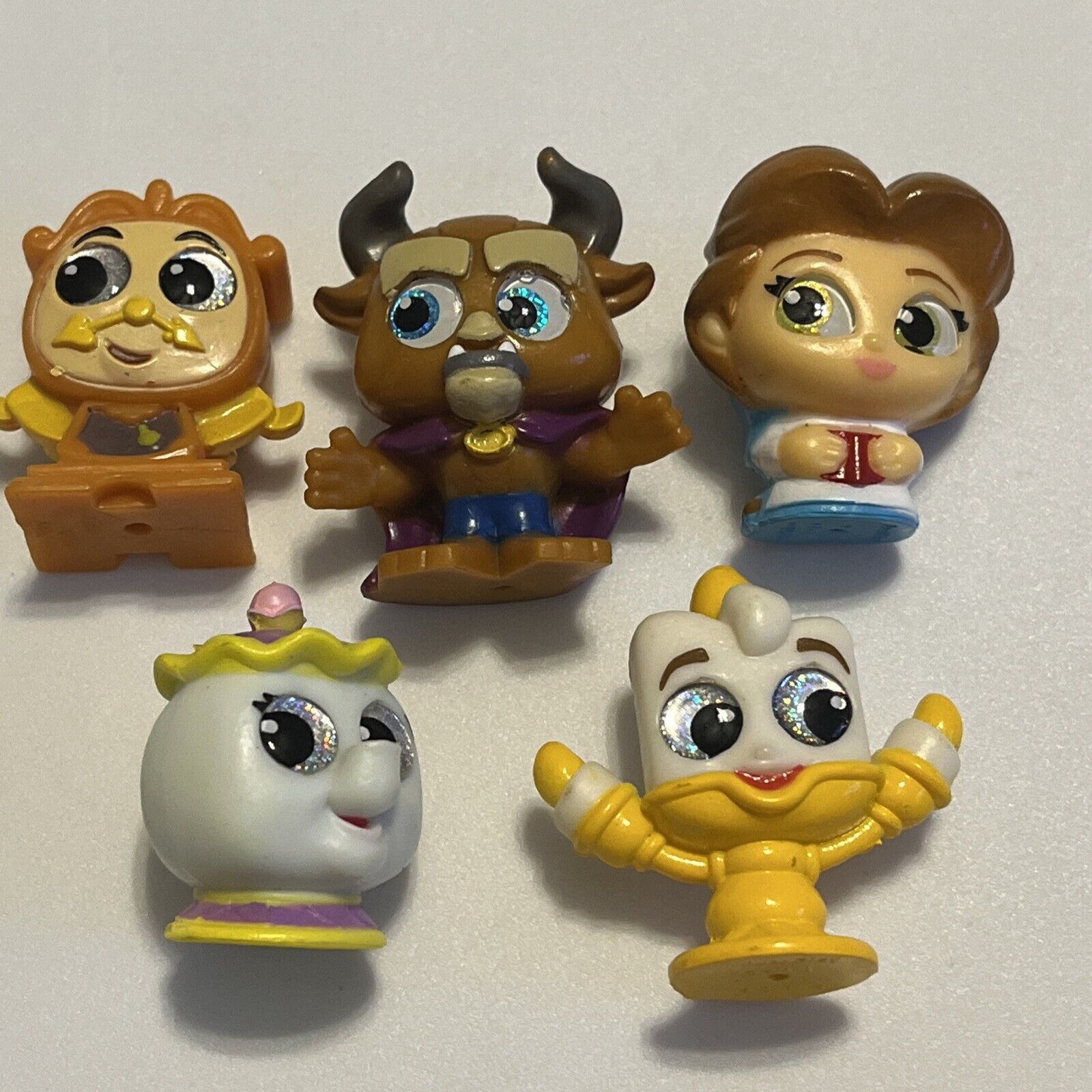 Disney Doorables Series 4 Lot Of 5 Beauty And The Beast